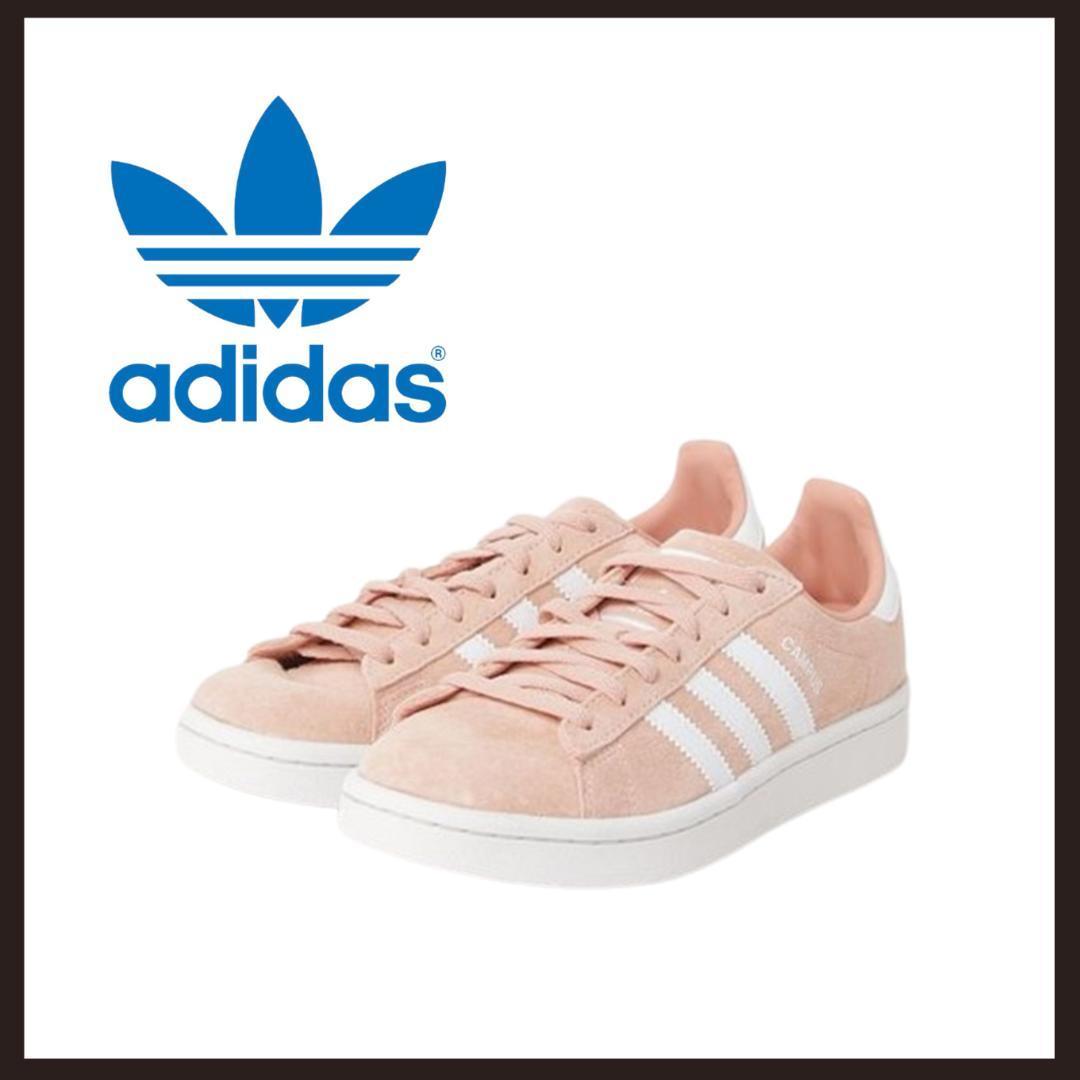 0* new goods unused adidas campus standard casual sneakers pink 24.5cm0*
