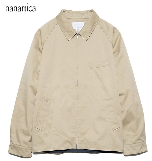 ○★新品未使用　nanamica（ナナミカ）　ウィンドストッパーチノクルージャケット　L　カーキ★○_画像1