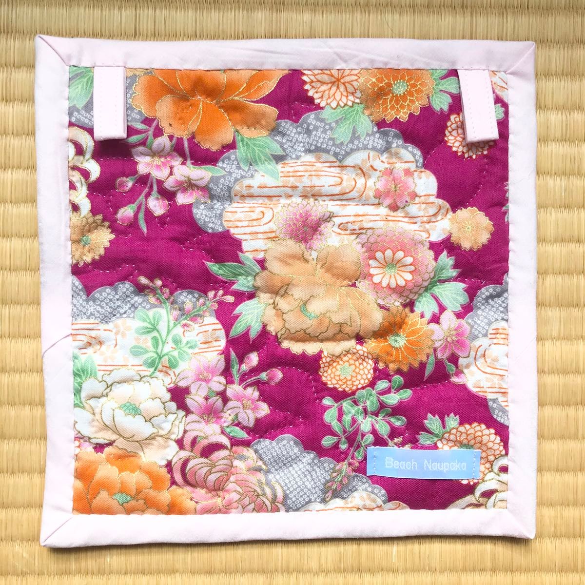 オリジナル ハワイアンキルト ハンドメイド タペストリー 壁掛け オリジナル ハワイアンキルト ハンドメイド タペストリー 壁掛け
