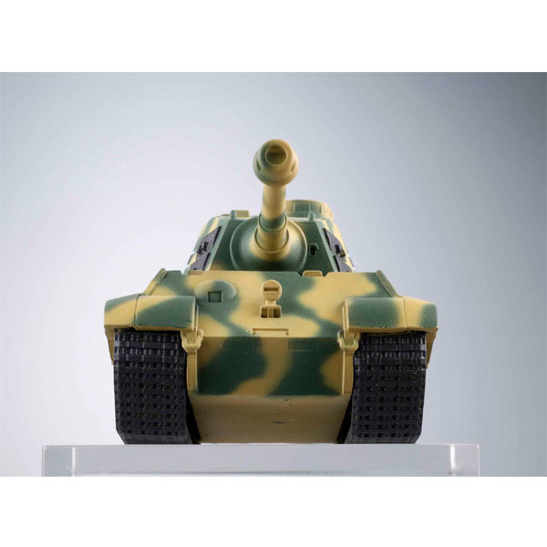 Capsule Q Mu jiam world tanker diff .rume10 Germany machine ... compilation Vol.3 Tiger II( two color camouflage * green )