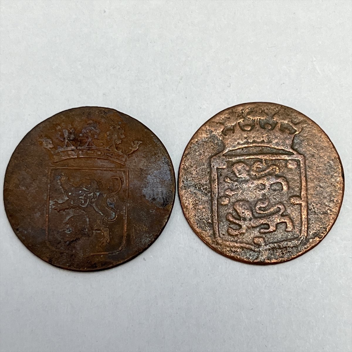 ◆ オランダ東インド会社 VOC 1789・1790 銅貨 ２枚まとめて ◆_画像2