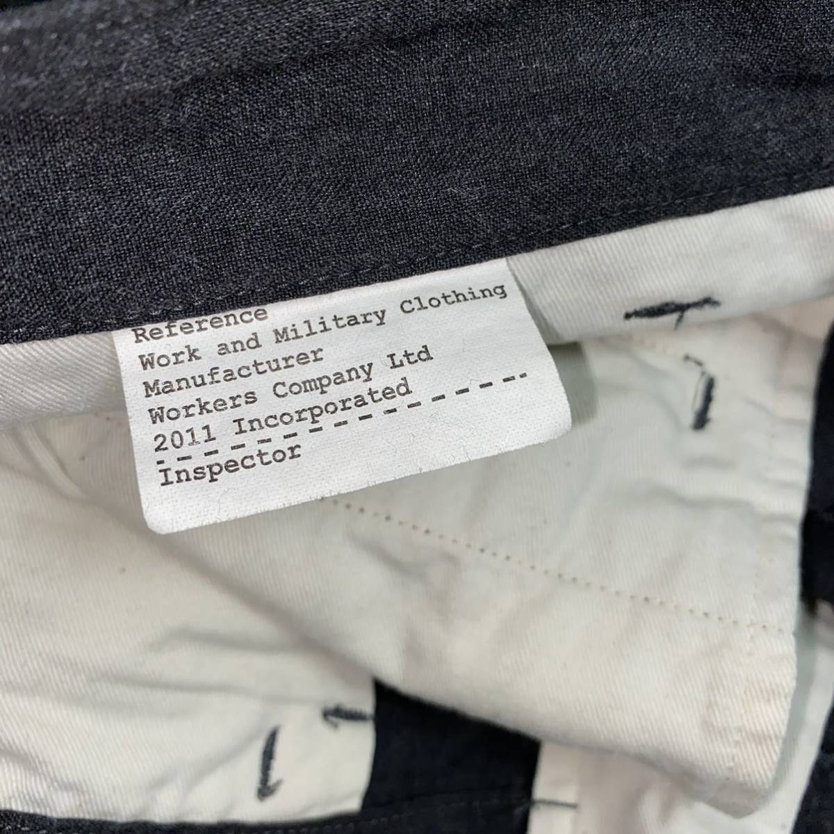 WORKERS OFFICER TROUSERS ワークパンツ sizeS_画像6