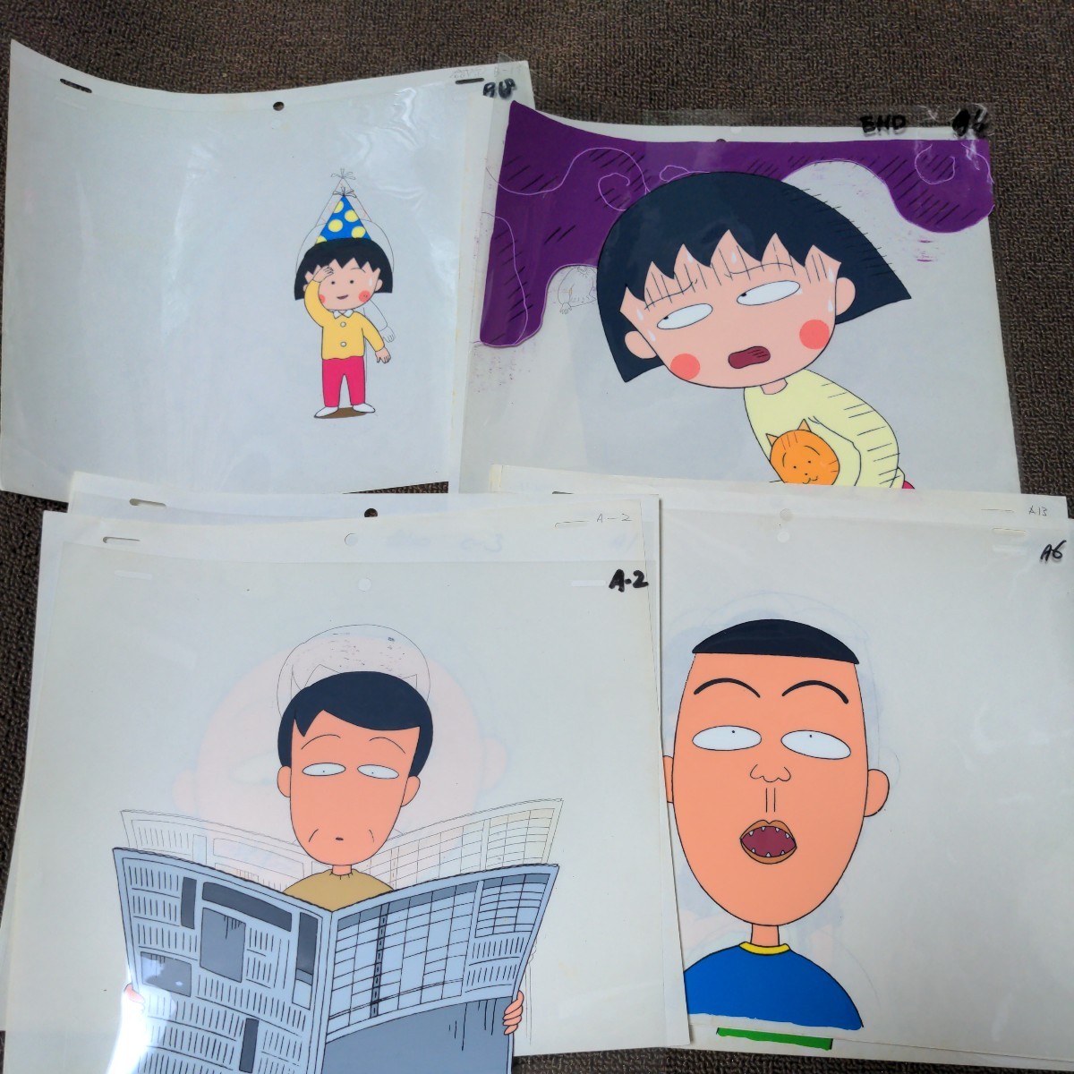 Yahoo!オークション - ちびまる子ちゃん セル画 7枚セット Yahoo!オークション - ちびまる子ちゃん セル画 7枚セット