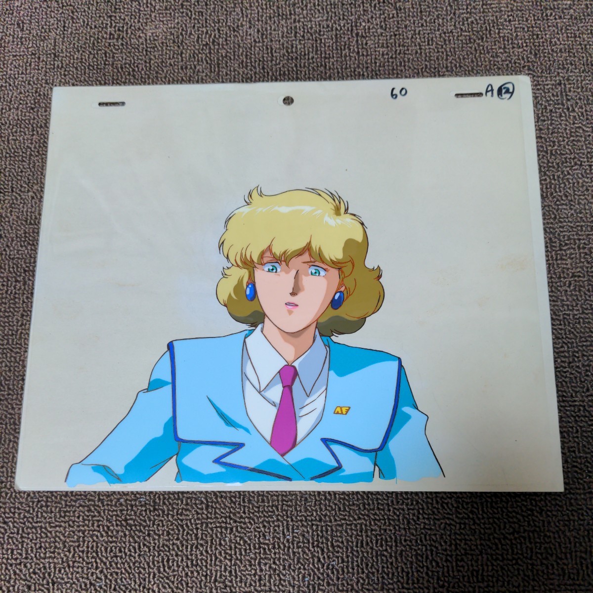機動戦士ガンダム 0083 セル画 ニナ・パープルトン - ガンダム 機動戦士ガンダム 0083 セル画 ニナ・パープルトン - ガンダム