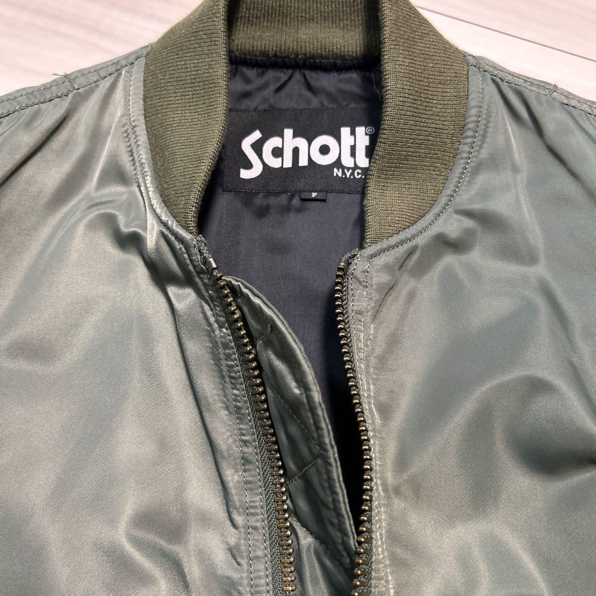  бесплатная доставка прекрасный товар Schott Schott MA-1 блузон 