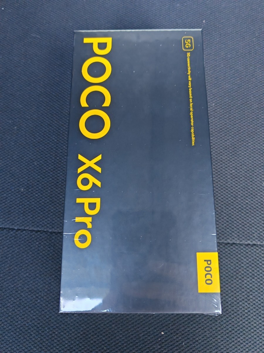 【クーポン5000円引】【新品】Xiaomi POCO X6 Pro 8/256 ブラック 耐衝撃ケース付き_画像3