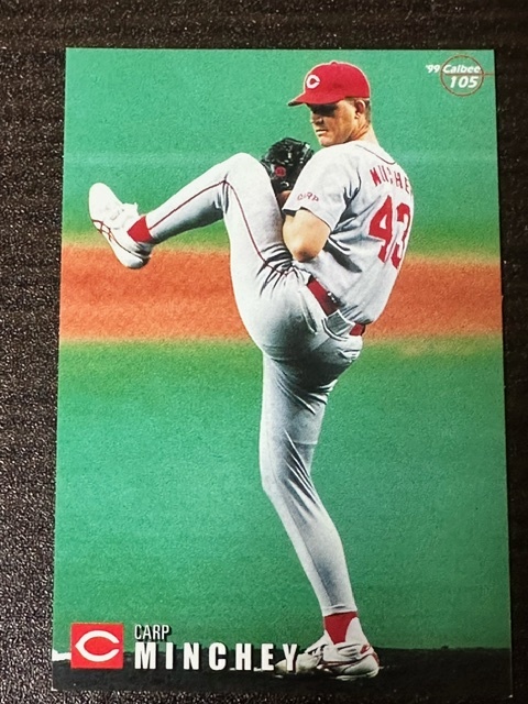 ★1999 カルビー プロ野球チップス 【ミンチー】 No.105 広島カープ★_画像1