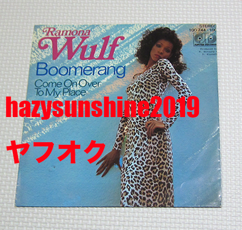 ラモナ・ウルフ RAMONA WULF 7 INCH BOOMERANG シルバー・コンベンション SILVER CONVENTION DISCO ディスコ_画像1