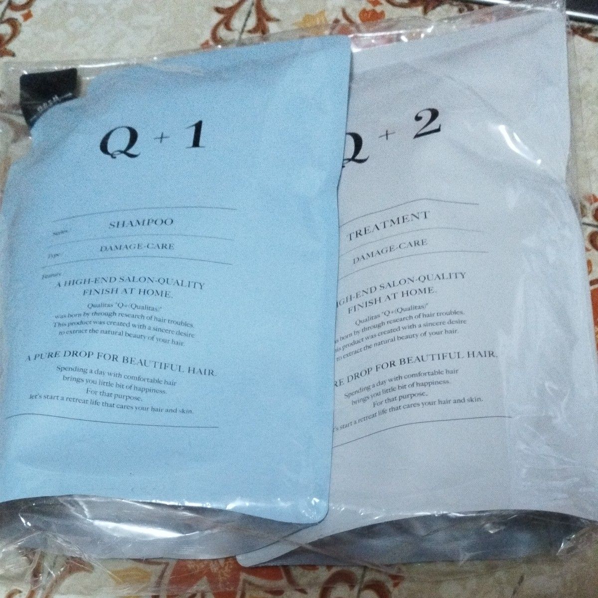ブランド Q+ ( クオリタス )香り フルーティ・フローラル　シャンプー＆リンス