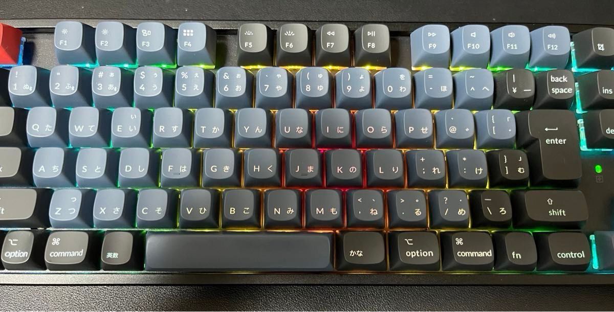 【美品】Keychron K8 Pro 日本語 ワイヤレス両対応 ホットスワップ Gateron G Pro 赤軸 RGB