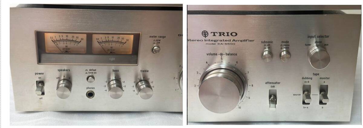 TRIO AMPLIFIER KA-5500,AM-FM KT-3300 セットの画像10