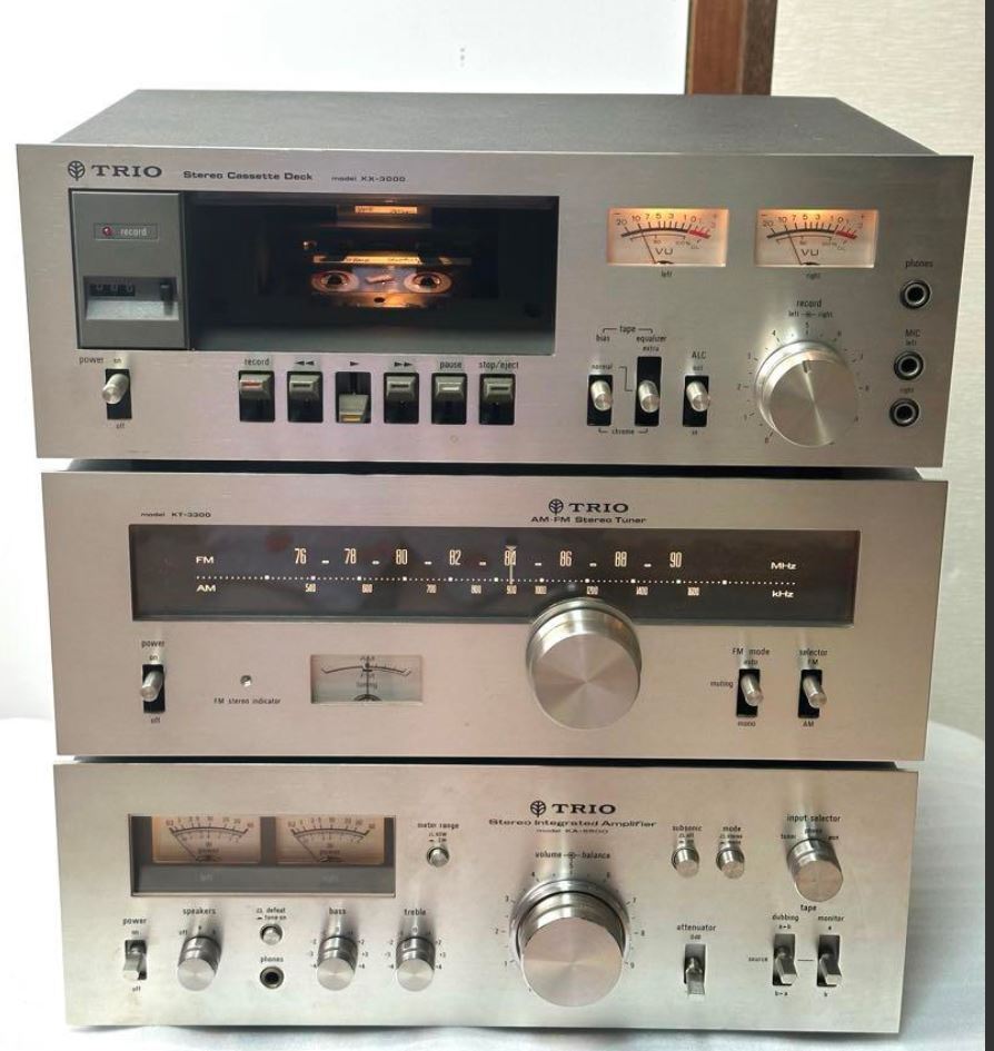 TRIO AMPLIFIER KA-5500,AM-FM KT-3300　セット_画像2