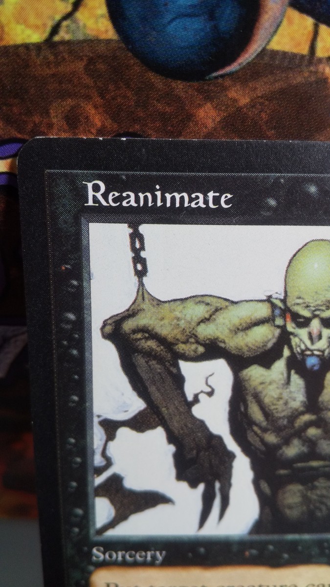 【傷少な目】再活性 Reanimate 英語版 MTG マジック ザ ギャザリング テンペスト アンコモン_画像2