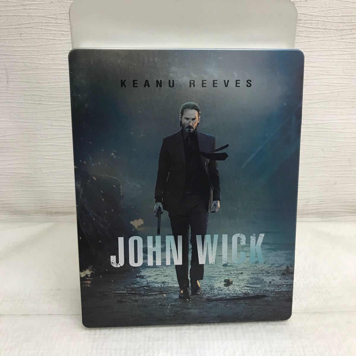 PY0214B ジョン・ウィック JOHN WICK コレクターズ・エディション 数量限定 スチールブック 初回限定版 Blu-ray 2枚組 セル版 日本語吹替 _画像1