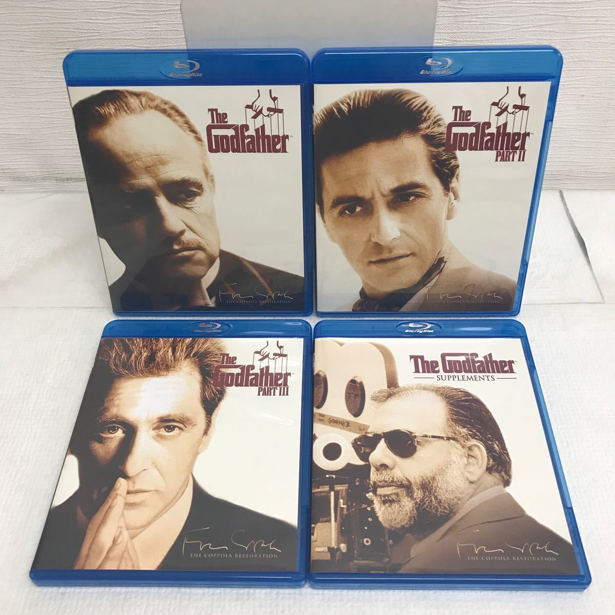 PY0216A ゴッドファーザー The Godfather コッポラ・リストレーション Blu-ray BOX ボックス 4枚組 セル版 日本語吹替 デジタル復刻版 _画像5