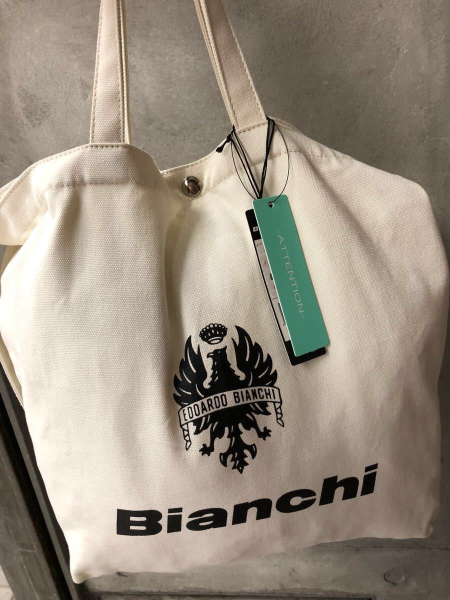 ☆ ネット最安値 赤字覚悟 ビアンキ トートショルダー 2way Bianchi キャンバストートバッグ ショルダーベルト付 A4 WBHA01 シルバー ☆