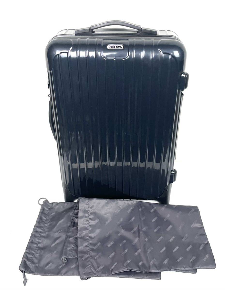 ●RIMOWA SALSA リモワ サルサ 35L 機内持ち込み TSA対応 キャリーバッグ ネイビー ブルー 巾着 収納 ポーチ 2点 スーツケース 超軽量●の画像1