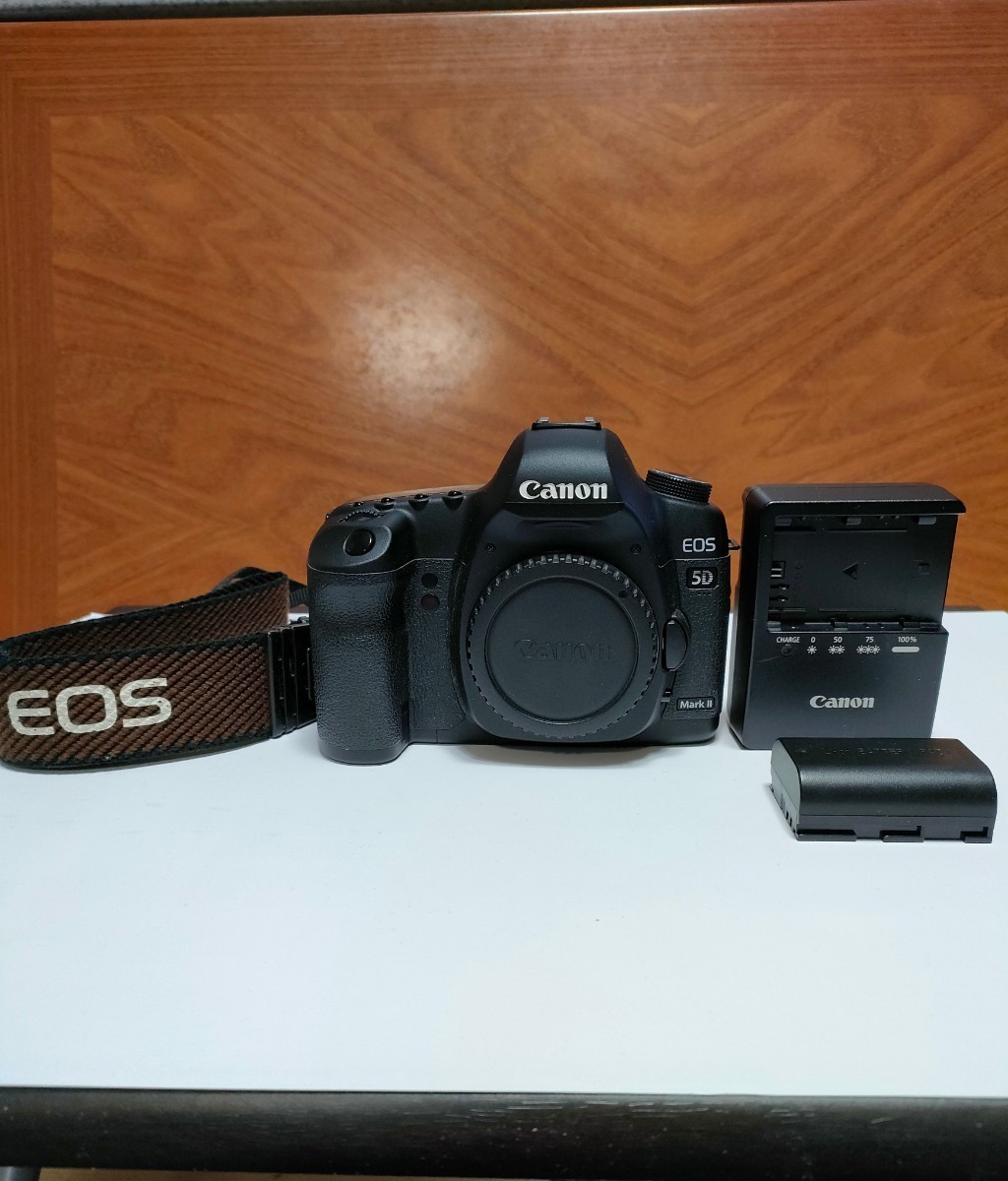 Canon EOS 5D Mark II ボディ シャッター回数約12600回 キャノン一眼レフカメラ_画像1