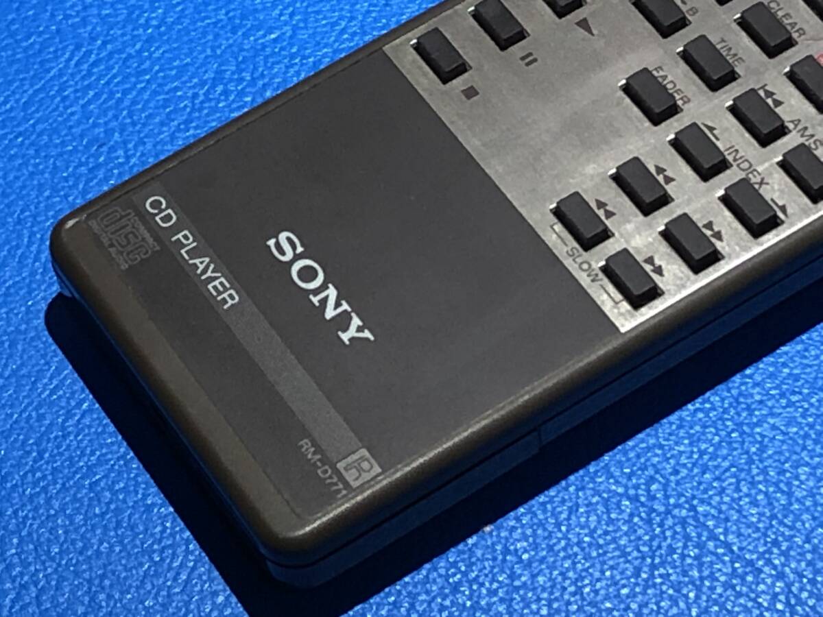 送料無料 中古 訳あり SONY CDプレーヤー リモコン RM-D771 除菌 送料無料 中古 訳あり SONY CDプレーヤー リモコン RM-D771 除菌