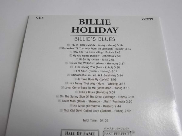 【輸入盤5ＣＤ】Billie Holidayビリー・ホリディ/Hall Of Fame_画像8