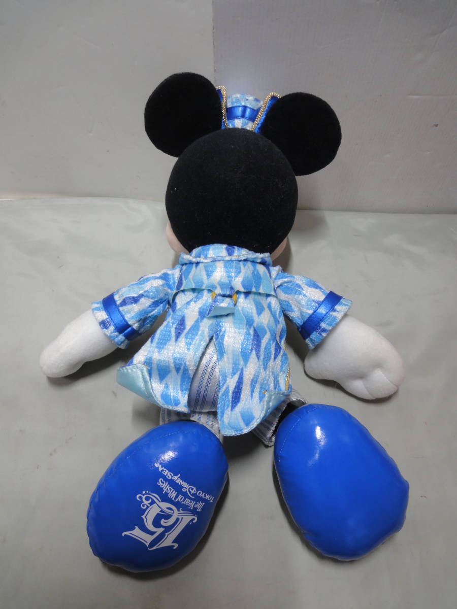 【Tokyo Disney SEA 15 The Year og Wishes ミッキーマウスぬいぐるみ　約40センチ】_画像2