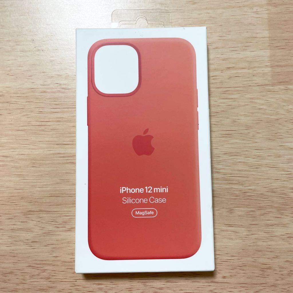 ★新品★ Apple アップル 純正 iPhone 12 mini シリコンケース・ピンクシトラス 294B_画像1