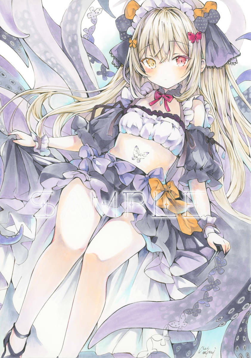 手描きイラスト 原画 創作【金の竪琴】 Yahoo!オークション - Lu-Kthu 創作 原画 オリジナル 手描き