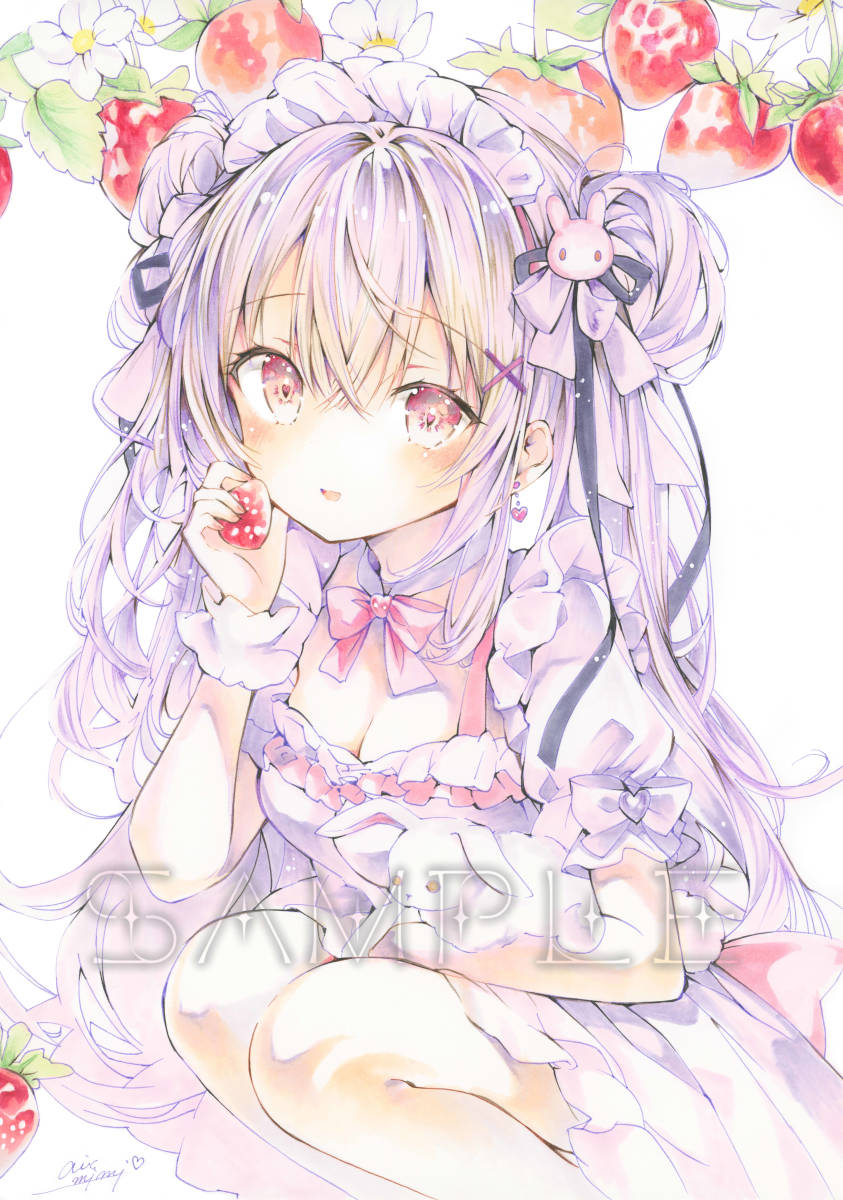 ◇berry◇創作 原画 オリジナル 手描きイラスト かわいい 女の子 ◇berry◇創作 原画 オリジナル 手描きイラスト かわいい 女の子