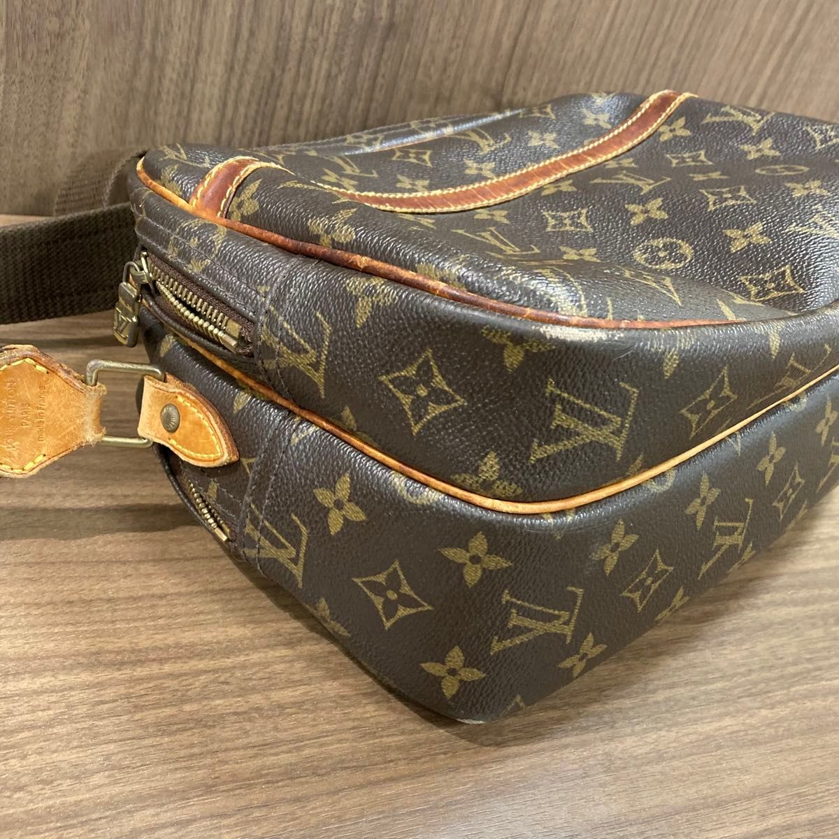 LOUIS VUITTON ルイヴィトン モノグラム リポーターPM ショルダーバッグ ハンドバッグ レディース ブラウン