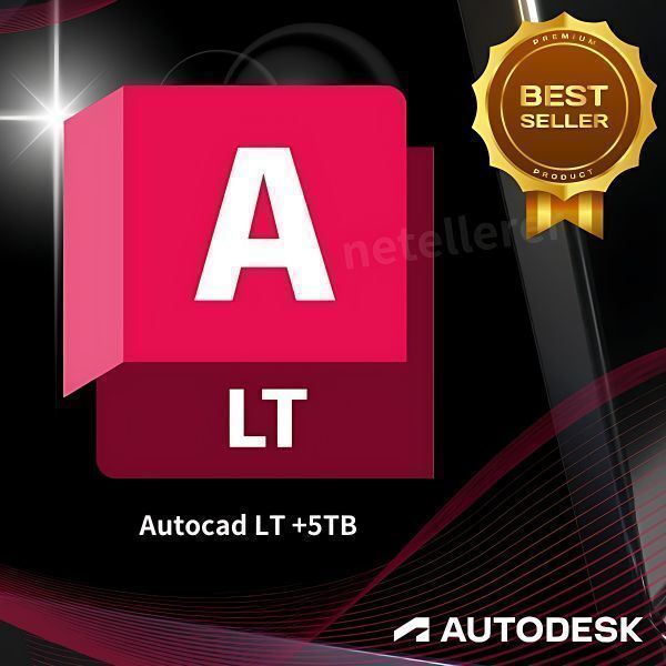 『5TBの特典付』 正規 Autodesk Autocad LT 2021/2022/2023/2024 Win ＆ Mac 全バージョン認証可 ３台同時利用可 アップデート可　_画像1