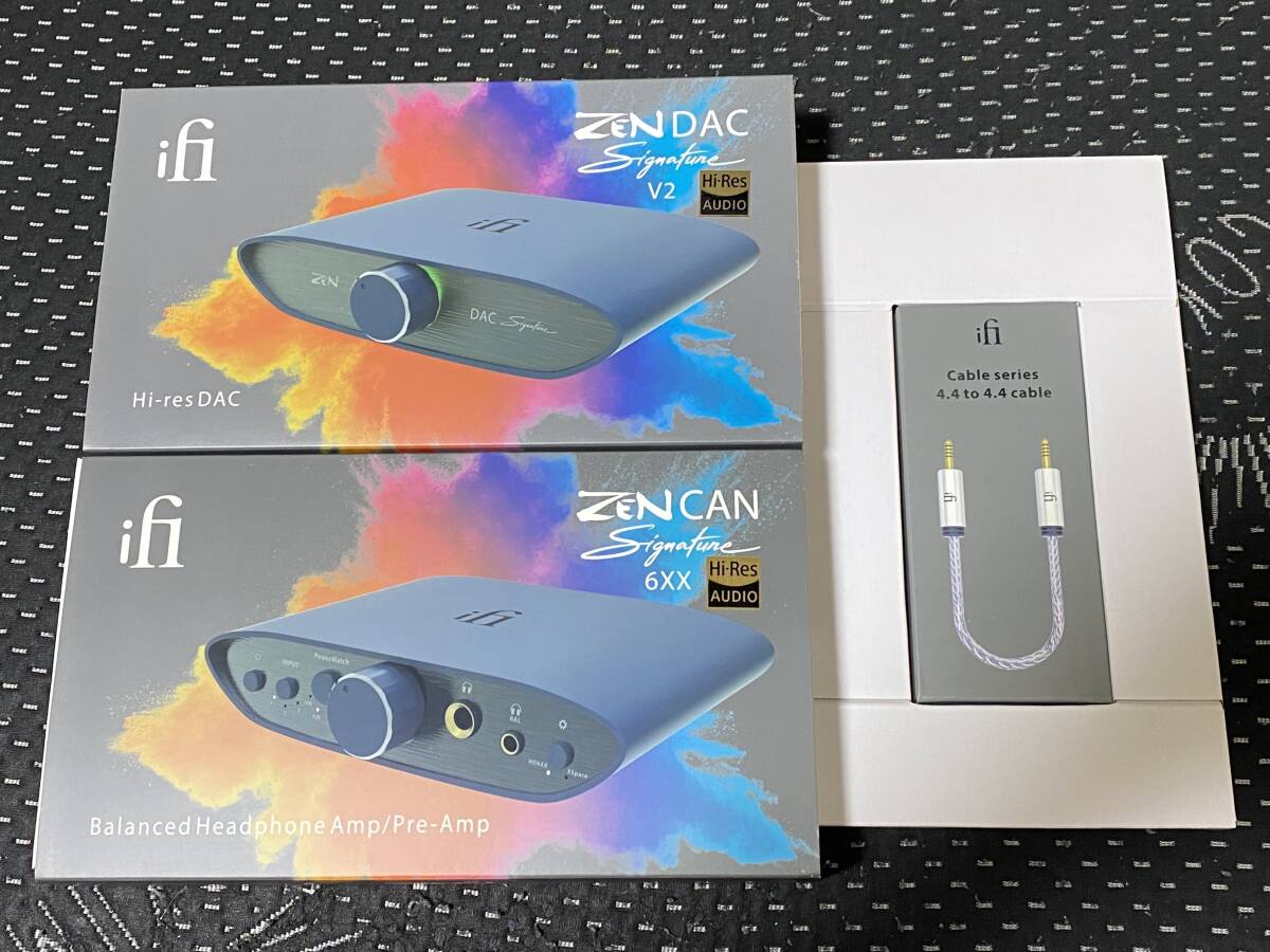 ifi audio ZEN Signature Set 6XX アンプ バンドルセット（ZEN DAC Signature V2・ZEN CAN Signature 6XX・4.4 to 4.4 cable）_画像3