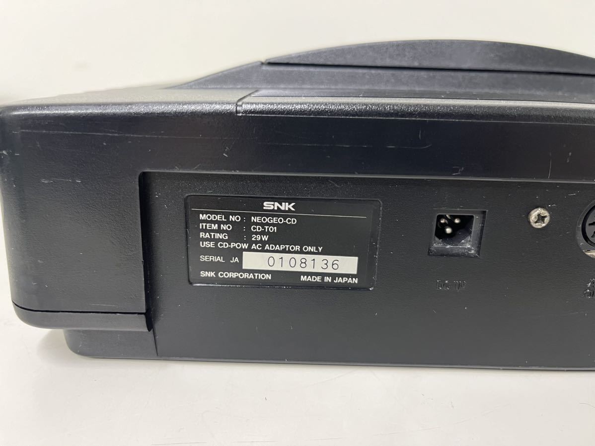 F435 ★NEOGEO CD SNK ネオジオCD ゲーム機 コントローラー 家庭用 レトロCD-T01_画像8