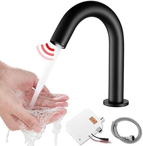 ■送料無料■Maynosi 洗面水栓 自動水栓 センサー水栓 洗面用蛇口 洗面台用 自動赤外線検知 電池式（バッテリーを含まなく） 単水栓