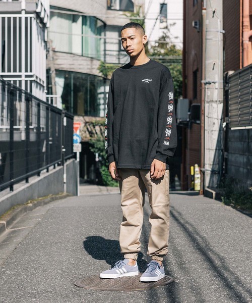 送料無料発送　ビッグシルエット 人気完売サイズ コラボ LAKAI×MOTORHEAD/ WAR PIG LS 黒 正規品 新品未使用 タグ付 撮影採寸の為開封 XL _画像8