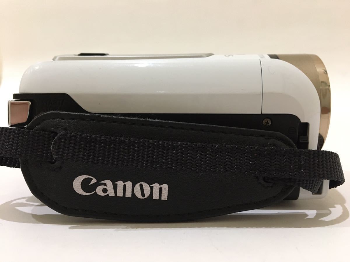 概ね美品　Canon　キャノン　ビデオカメラ　iVIS HF R52　ホワイト　白　a10b10dd30_画像4