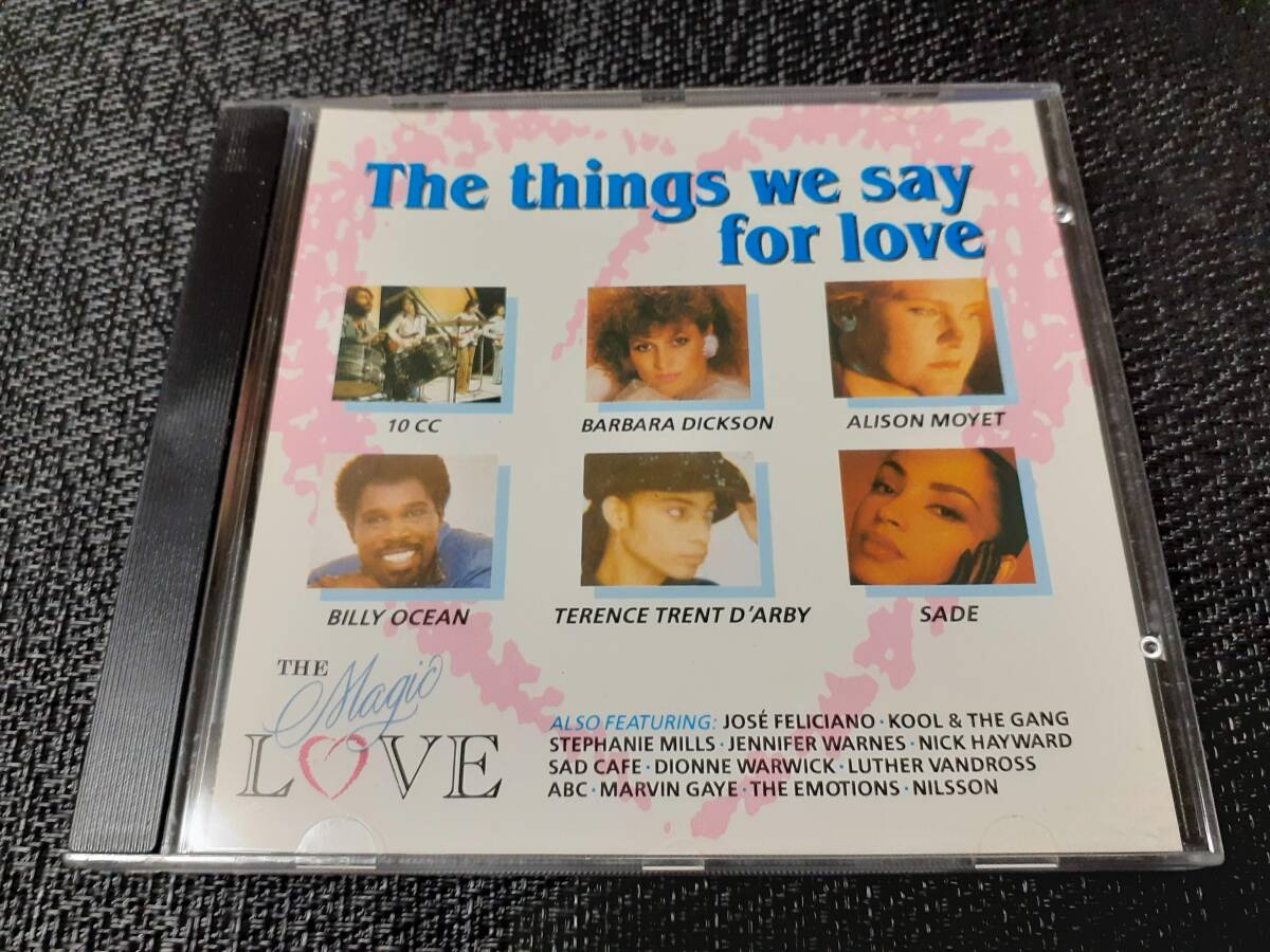 J6763【CD】Barbara Dickson、Sade、他 / The Things We Say For Love_画像1