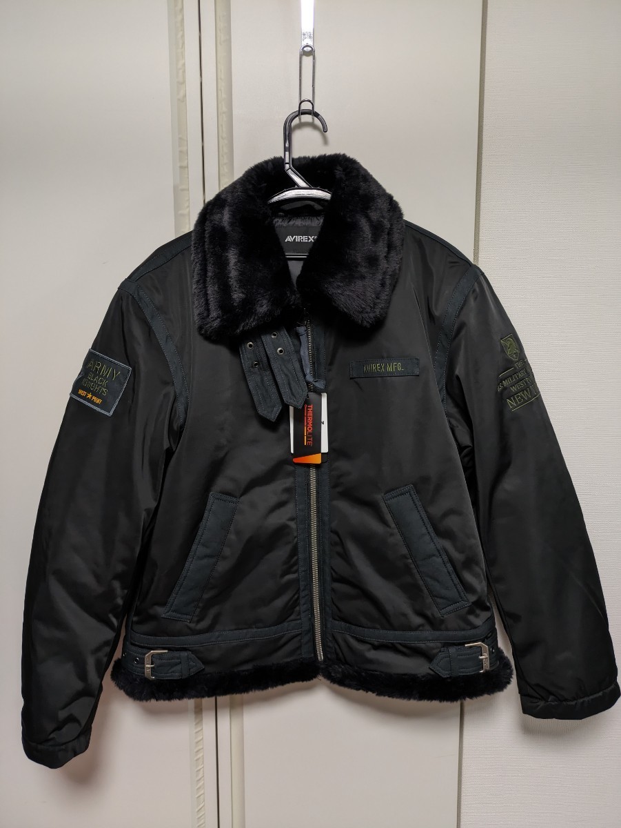 AVIREX/新品メンズM/PADDING B-3 JACKET WEST POINT/パディング B-3フライトジャケット ウエスト ポイント/783-3252060/2024年品_画像2