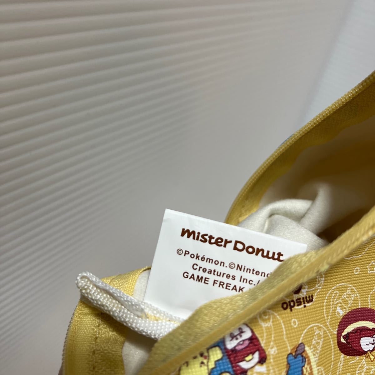  Mister Donut Pocket Monster pouch unused 