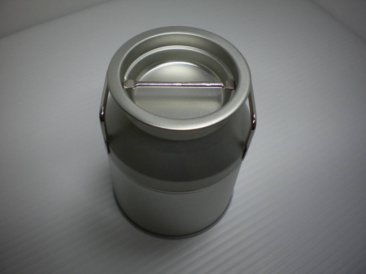 3個セット ミルク缶タイプ 小物入れ(小） 牛乳缶 ミルクポット ステンレス缶 調味料入 花瓶の画像3