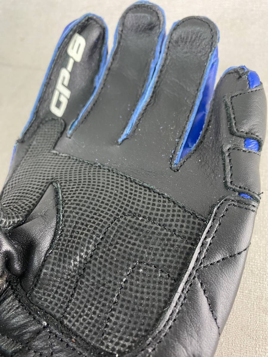 BERIK ベリック レーシンググローブ BLUE/BLACK XSサイズ 新品未使用 訳あり 牛革 カーボン_画像9