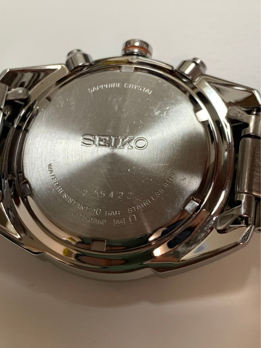 SEIKO セイコー 腕時計 ソーラー V175-0AK0 クロノグラフ|Yahoo SEIKO セイコー 腕時計 ソーラー V175-0AK0 クロノグラフ|Yahoo