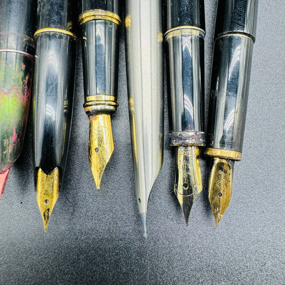 万年筆 ボールペン シャープペンシル おまとめ ジャンク 現状品 筆記未確認 PILOT SAILOR PARKER 印材 コレクション 格安 1円出品_画像4