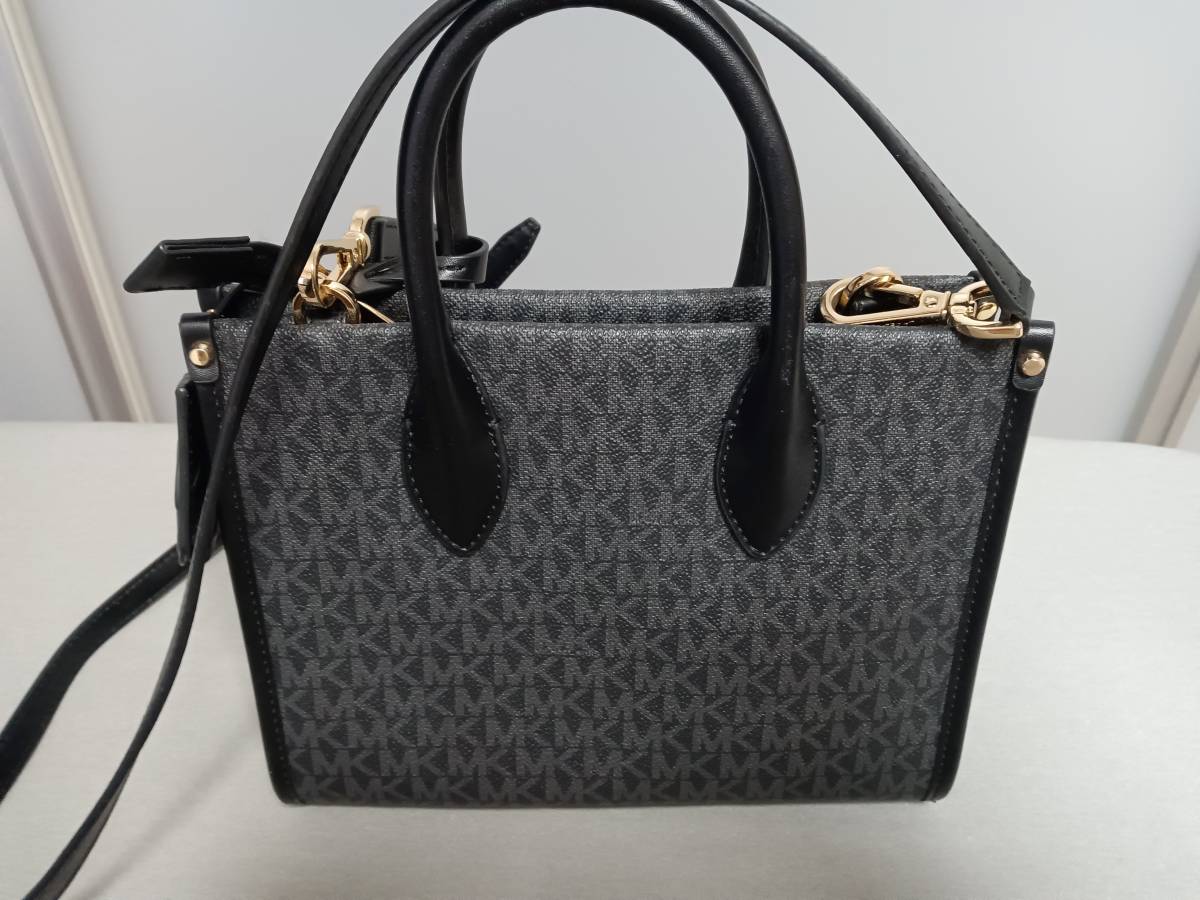 MICHAEL KORS トートバッグ 35F2G7ZC5B BLACK マイケルコース ミニバッグ 美品_画像4