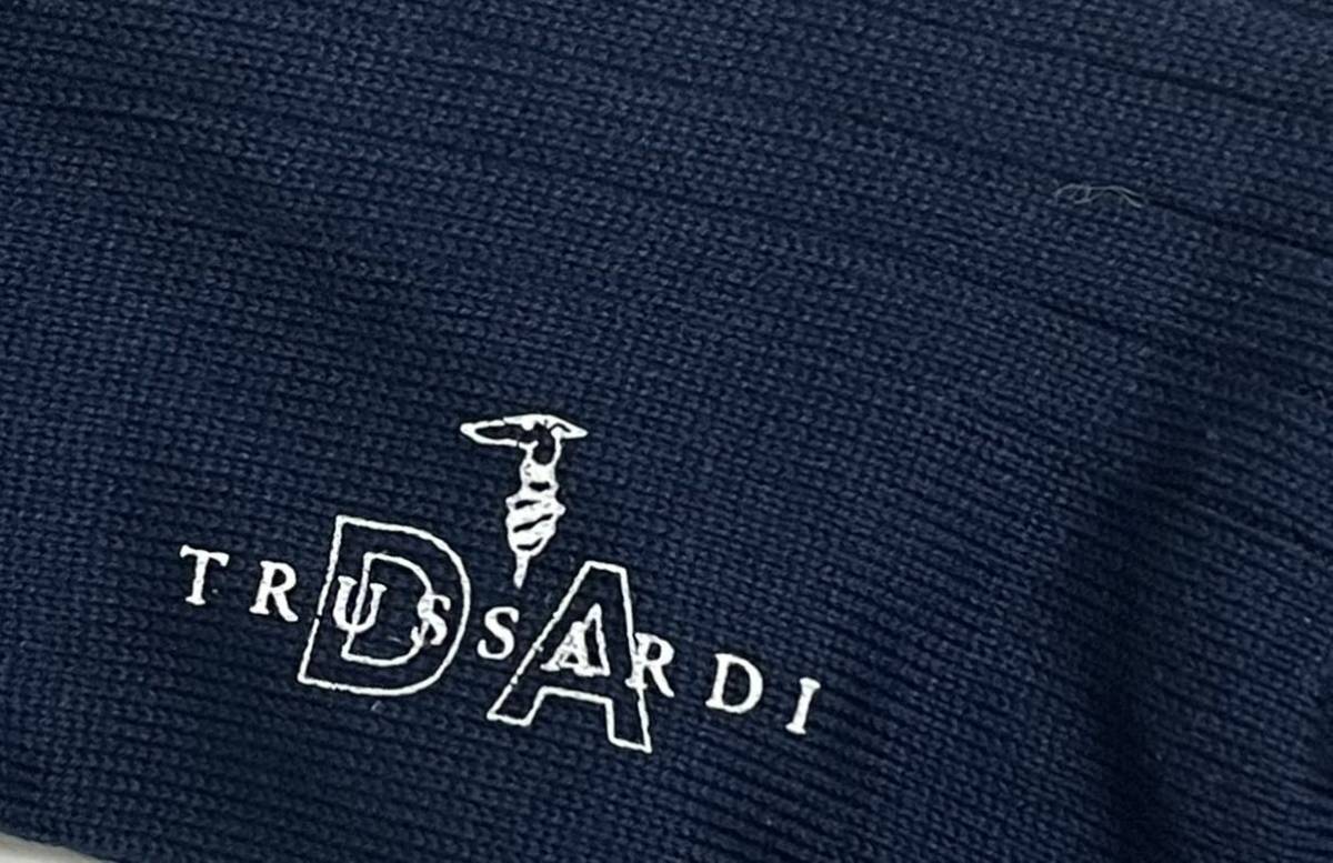 【送料無料】新品/未使用/メンズ/靴下 /ソックス/TRUSSARDI/トラサルディ /サイズ:25/綿100%/ダークブルー_画像5