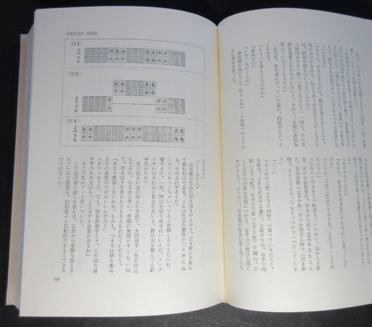 阿佐田哲也／署名(サイン)●愛蔵版・阿佐田哲也 麻雀小説自選集●装釘：永田力●双葉社刊・昭和50年・初版・函・帯付_画像6