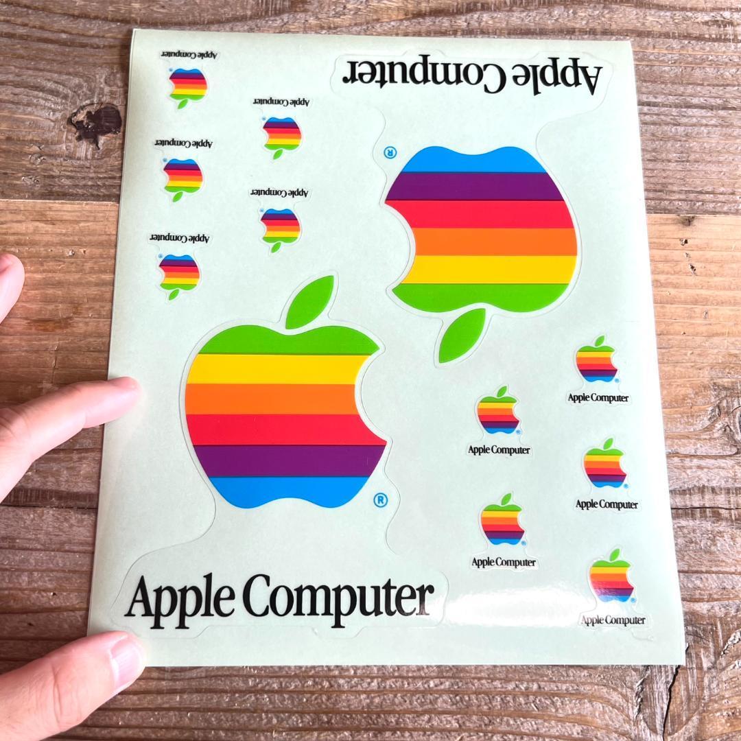 当時もの ステッカー デッドストック レア Apple Computer アップル