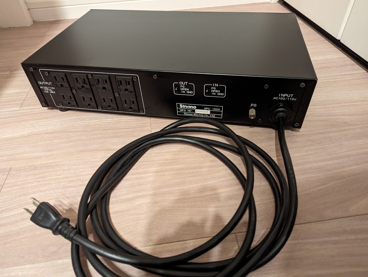 送料込 クリーン電源 SHINANO シナノ GPC-1500 電源 送料込 クリーン電源 SHINANO シナノ GPC-1500 電源