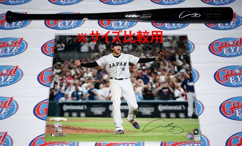 GE★即完売！大谷翔平2024年直筆サイン「2023年WBC USA決勝戦・優勝の瞬間」51x41センチ特大写真#FANATICS#MLB機構☆山本由伸 ドジャース_画像2