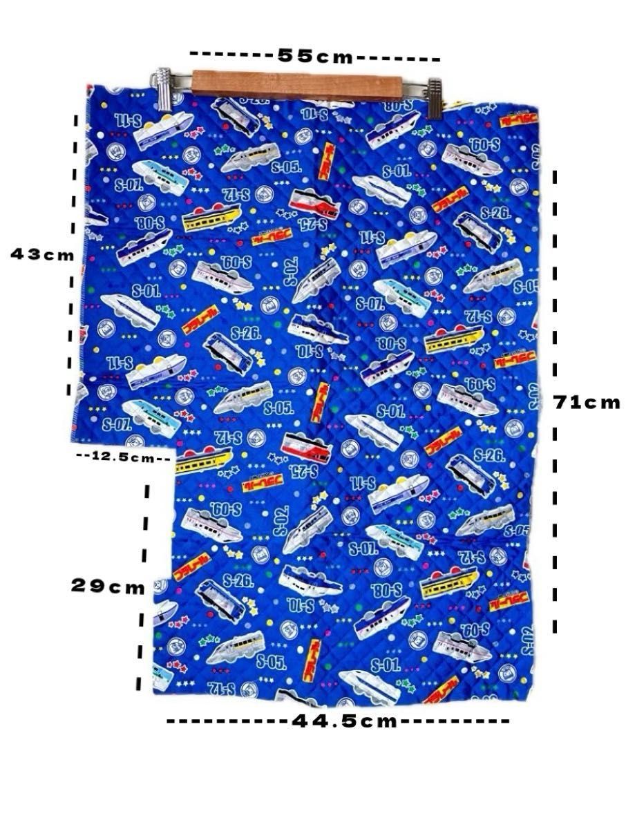 プラレール ハギレ 生地　布地　クロス　電車　入園準備　入学準備　裁縫　手芸　ハンドメイド　子ども　まとめ売り　キルティング