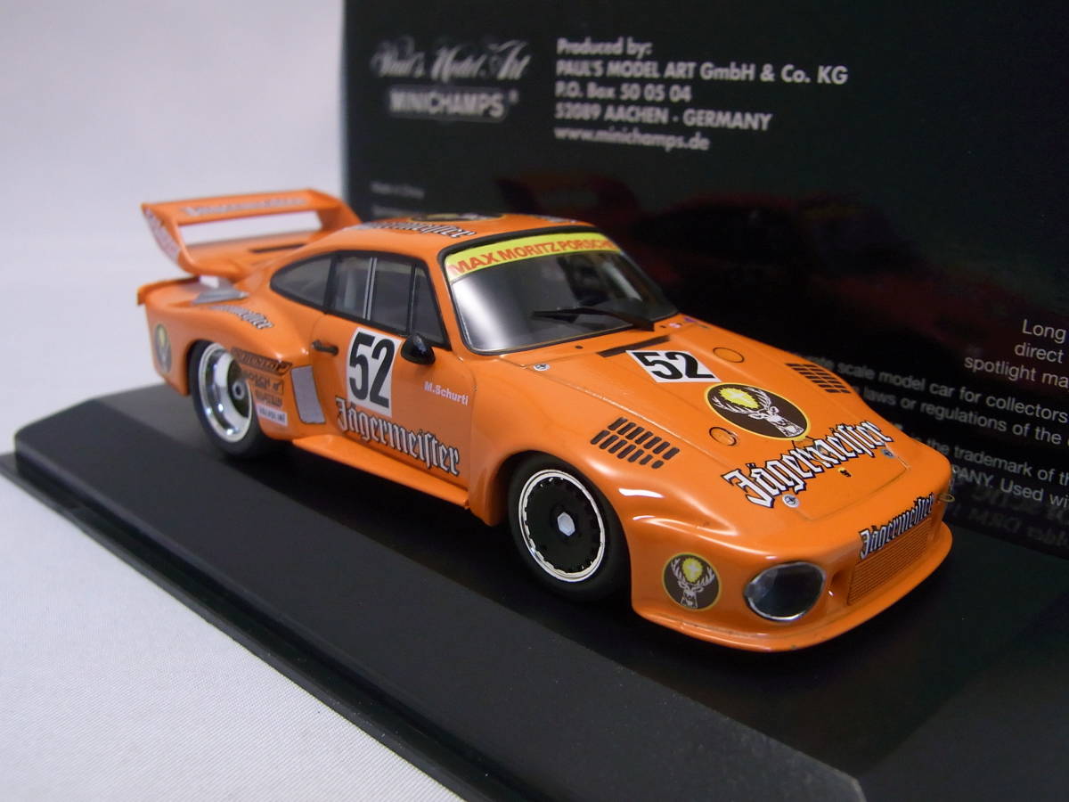 ★希少!★Porsche 935 Winner Div.1 Zolder DRM 1977 #52 1/43【ポルシェ イエーガーマイスター DRMゾルダー 優勝車】★美品!★400 776352_画像6